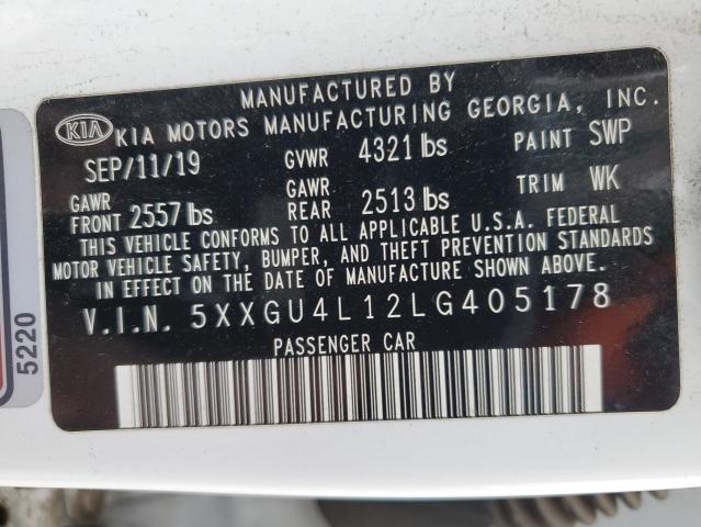 5XXGU4L12LG405178 KIA OPTIMA EX