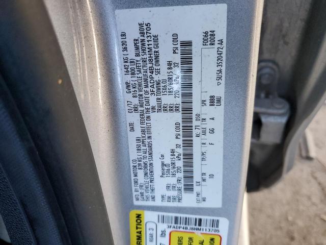 2017 FORD FIESTA SE - 3FADP4BJ8HM113705