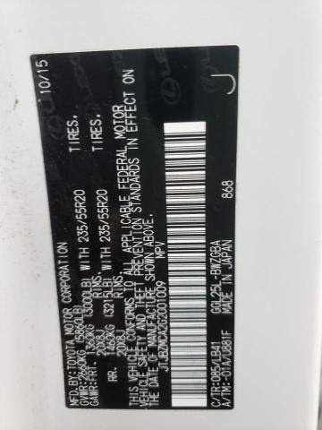 2016 LEXUS RX 350 - JTJBZMCA2G2001009