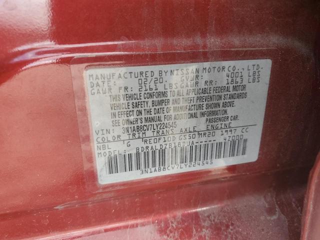 2020 NISSAN SENTRA SV - 3N1AB8CV7LY224545
