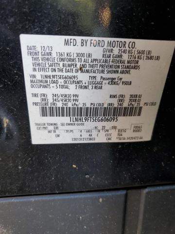 1LNHL9FT5EG606095 Lincoln MKS