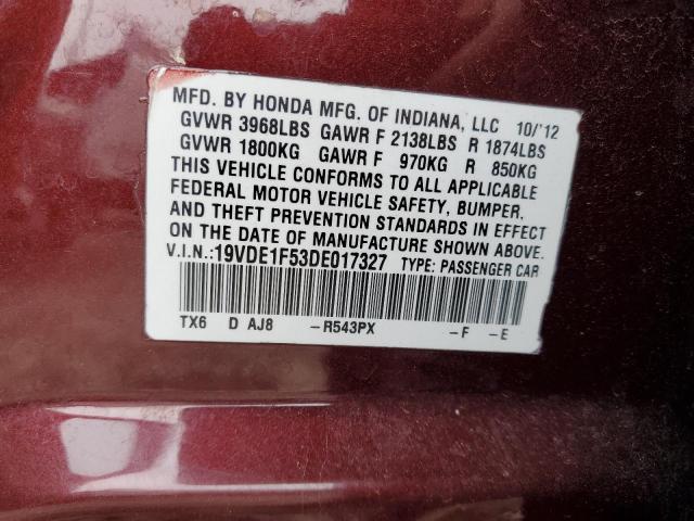 19VDE1F53DE017327 Acura Ilx 20 Premium