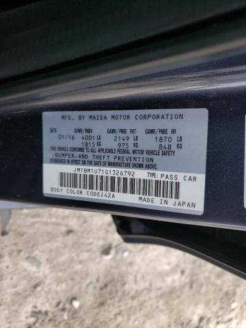 2016 MAZDA 3 SPORT - JM1BM1U71G1326792