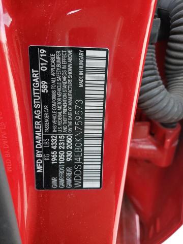 2019 MERCEDES-BENZ CLA 250 - WDDSJ4EB0KN759573