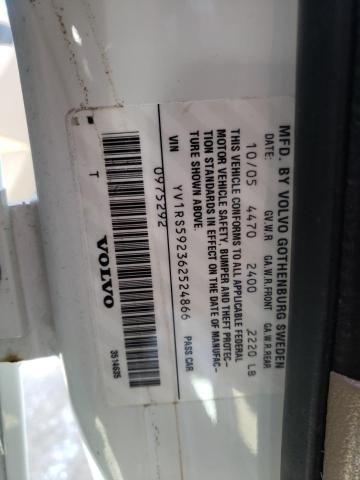 YV1RS592362524866 Volvo S60 2.5T