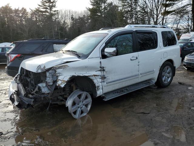 Salvage cars for sale from Copart Lyman, ME: 2011 Nissan Armada Platinum
