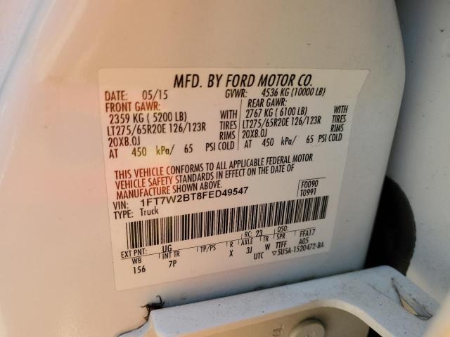 2015 FORD F250 SUPER 1FT7W2BT8FED49547
