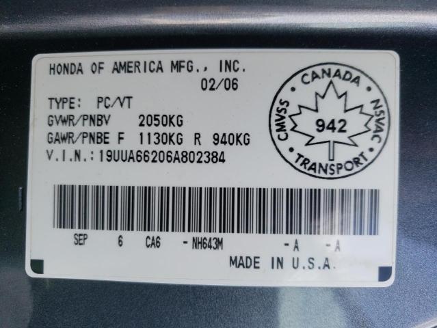 19UUA66206A802384 Acura 3.2TL