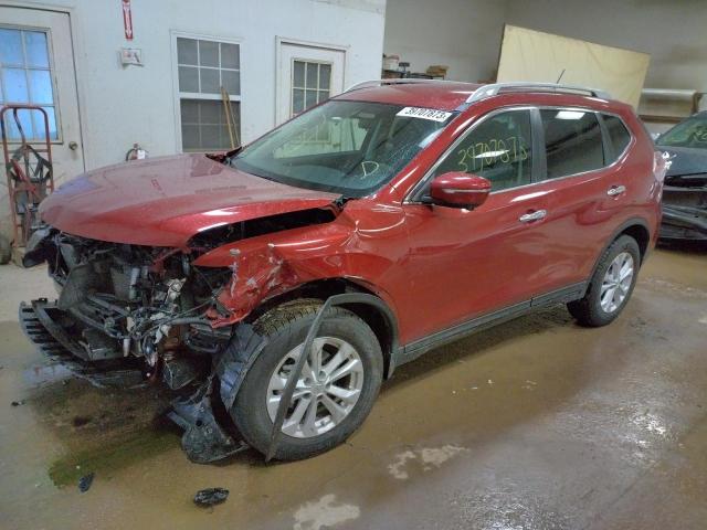Salvage cars for sale from Copart Davison, MI: 2015 Nissan Rogue S