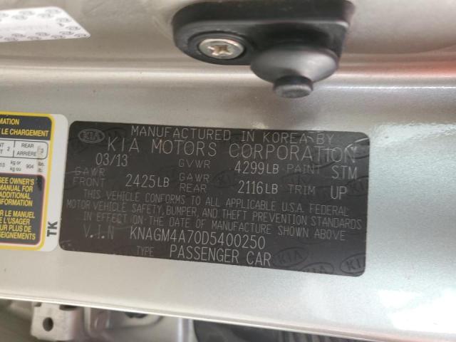 KNAGM4A70D5400250 KIA Optima