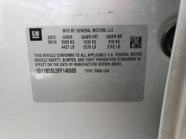 2015 CHEVROLET MALIBU LS - 1G11B5SL5FF146685