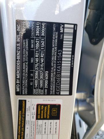 2019 MERCEDES-BENZ GLE COUPE - 4JGED6EB1KA151543