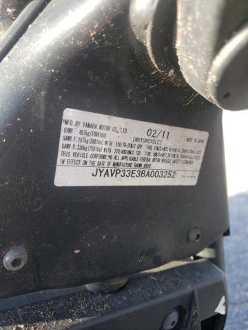2011 YAMAHA XVS1300 CU JYAVP33E3BA003252