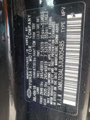 2018 HYUNDAI TUCSON SPO - KM8J33AL3JU805485