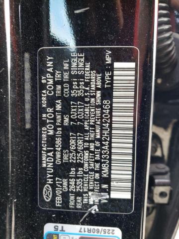 2017 HYUNDAI TUCSON LIM - KM8J33A42HU420468