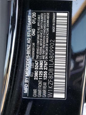 2020 MERCEDES-BENZ E 350 - W1KZF8DB1LA809902