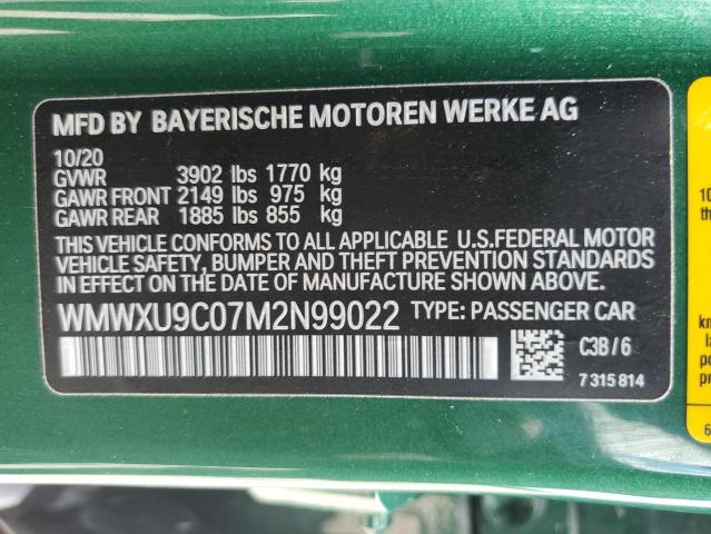 WMWXU9C07M2N99022 Mini COOPER S
