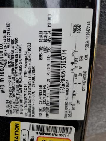 2015 FORD FUSION SE 1FA6P0HD5F5105714