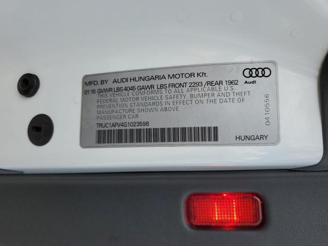 2016 AUDI TTS TRUC1AFV4G1023598