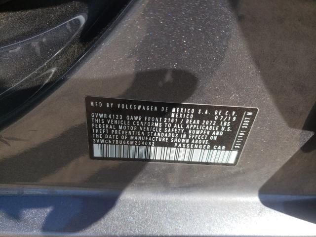 2019 VOLKSWAGEN JETTA S - 3VWC57BU6KM234082