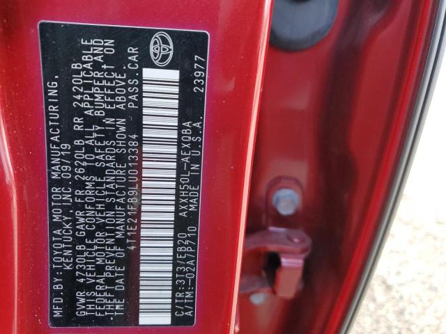 2020 TOYOTA AVALON XSE 4T1E21FB9LU013384