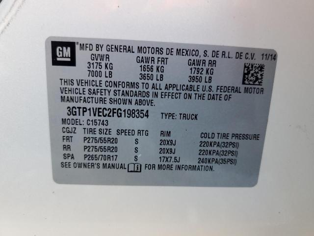 3GTP1VEC2FG198354 GMC Sierra C1500 Slt