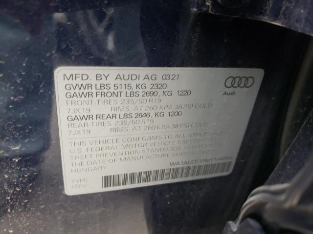 2021 AUDI Q3 PREMIUM - WA1AUCF39M1104654