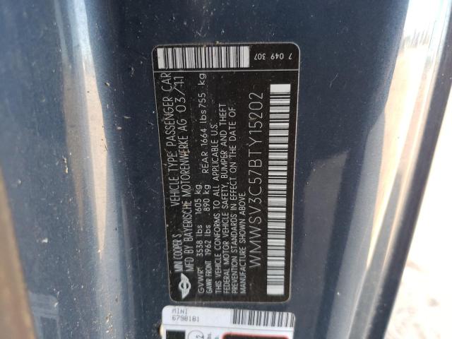 WMWSV3C57BTY15202 Mini Cooper