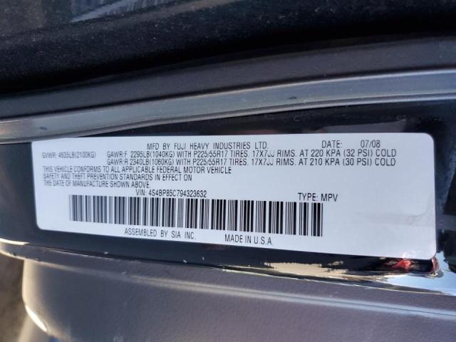 4S4BP85C794323632 Subaru Outback 3.0r
