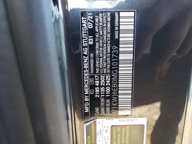 W1KWJ6EB0MG101739 Mercedes-Benz C 43 Amg