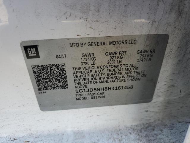 2017 CHEVROLET SONIC LT - 1G1JD5SH8H4161458