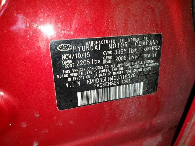 2016 HYUNDAI ELANTRA GT - KMHD35LH4GU318676