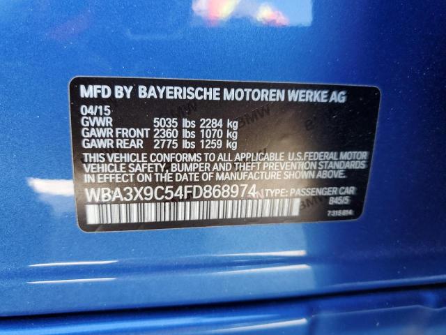 2015 BMW 335 XIGT - WBA3X9C54FD868974