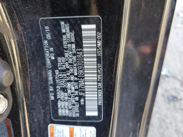 2019 TOYOTA 86 GT JF1ZNAE18K9701843