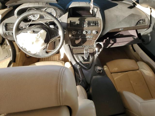 VIN: WBAEB53559C224491 Auction: COPART Lot: 39783363 Location: AL - TANNER WBAEB53559C224491 BMW 6 SERIES 2009 WHITE Photo 8