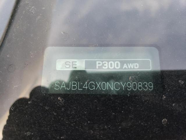 SAJBL4GX0NCY90839 Jaguar Xf R-dynamic Se
