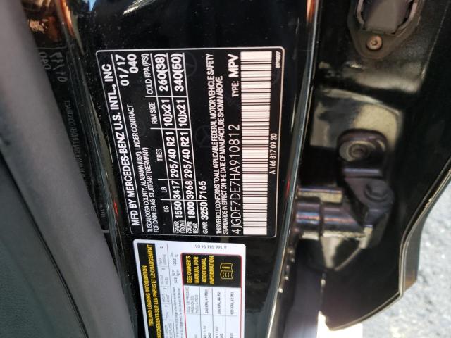 4JGDF7DE7HA910812 Mercedes-Benz Gls 550 4matic