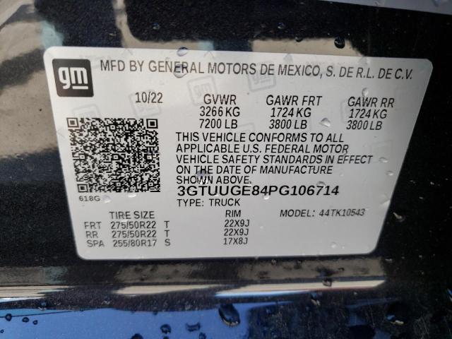 3GTUUGE84PG106714 GMC Sierra K1500 Denali