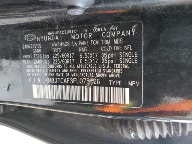 2015 HYUNDAI TUCSON GLS - KM8JTCAF3FU075126