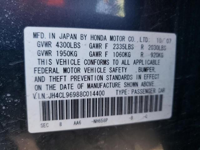 JH4CL96988C014400 Acura TSX