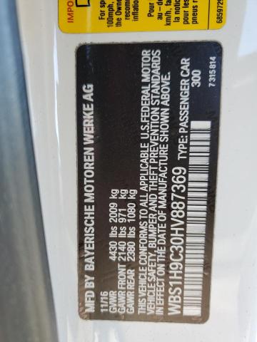 WBS1H9C30HV887369 BMW M2