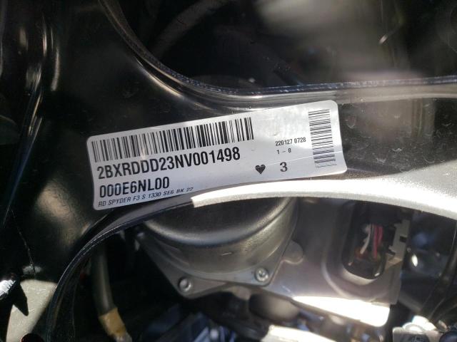 2022 CAN-AM SPYDER ROA - 2BXRDDD23NV001498