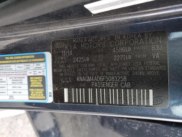 KNAGM4AD6F5083258 KIA OPTIMA HYBRID