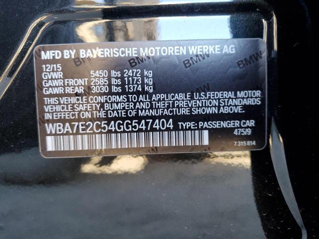2016 BMW 740 I - WBA7E2C54GG547404