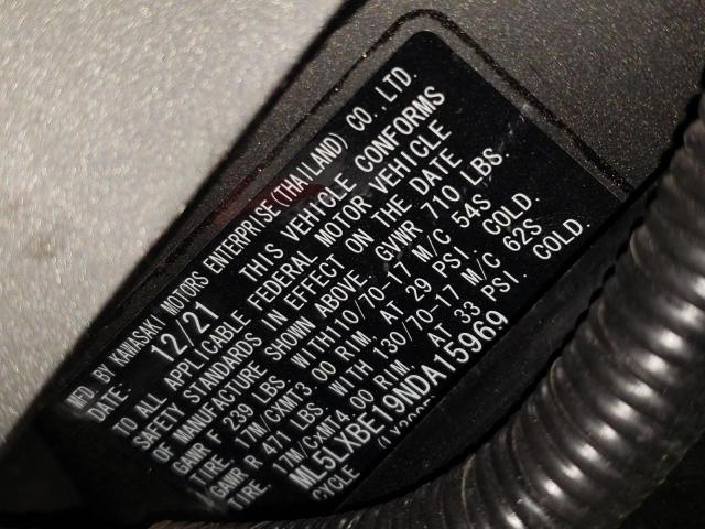 2022 KAWASAKI KLX300 E - ML5LXBE19NDA15969