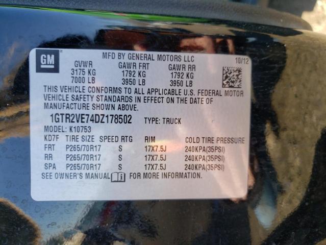 1GTR2VE74DZ178502 GMC Sierra K1500 Sle
