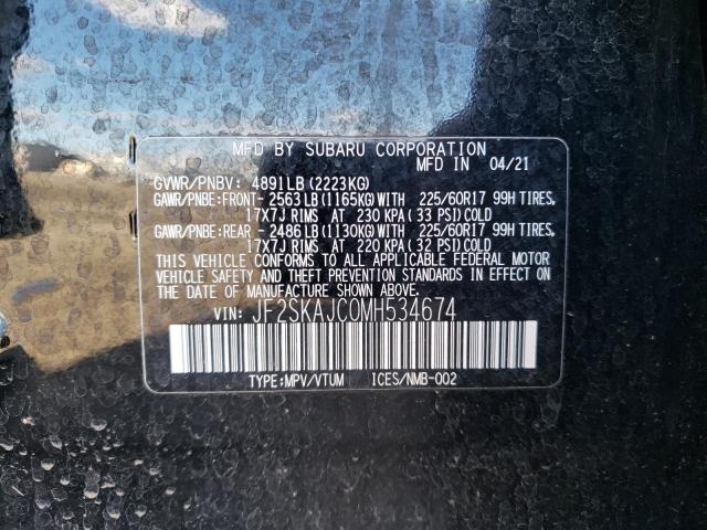 JF2SKAJC0MH534674 Subaru Forester Premium