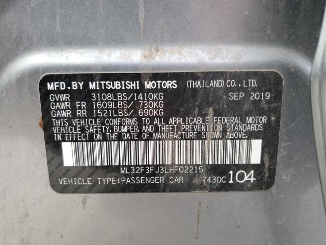 ML32F3FJ3LHF02215 Mitsubishi Mirage G4 Es