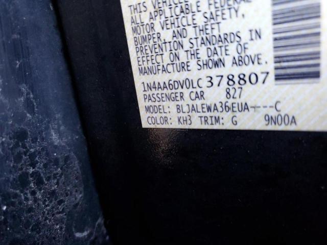 2020 NISSAN MAXIMA SL - 1N4AA6DV0LC378807