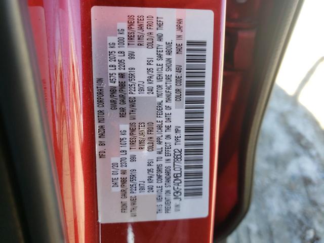 2020 MAZDA CX-5 GRAND - JM3KFADM6L0778602